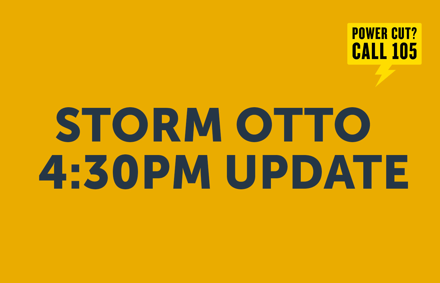 Storm Otto 4:30pm update