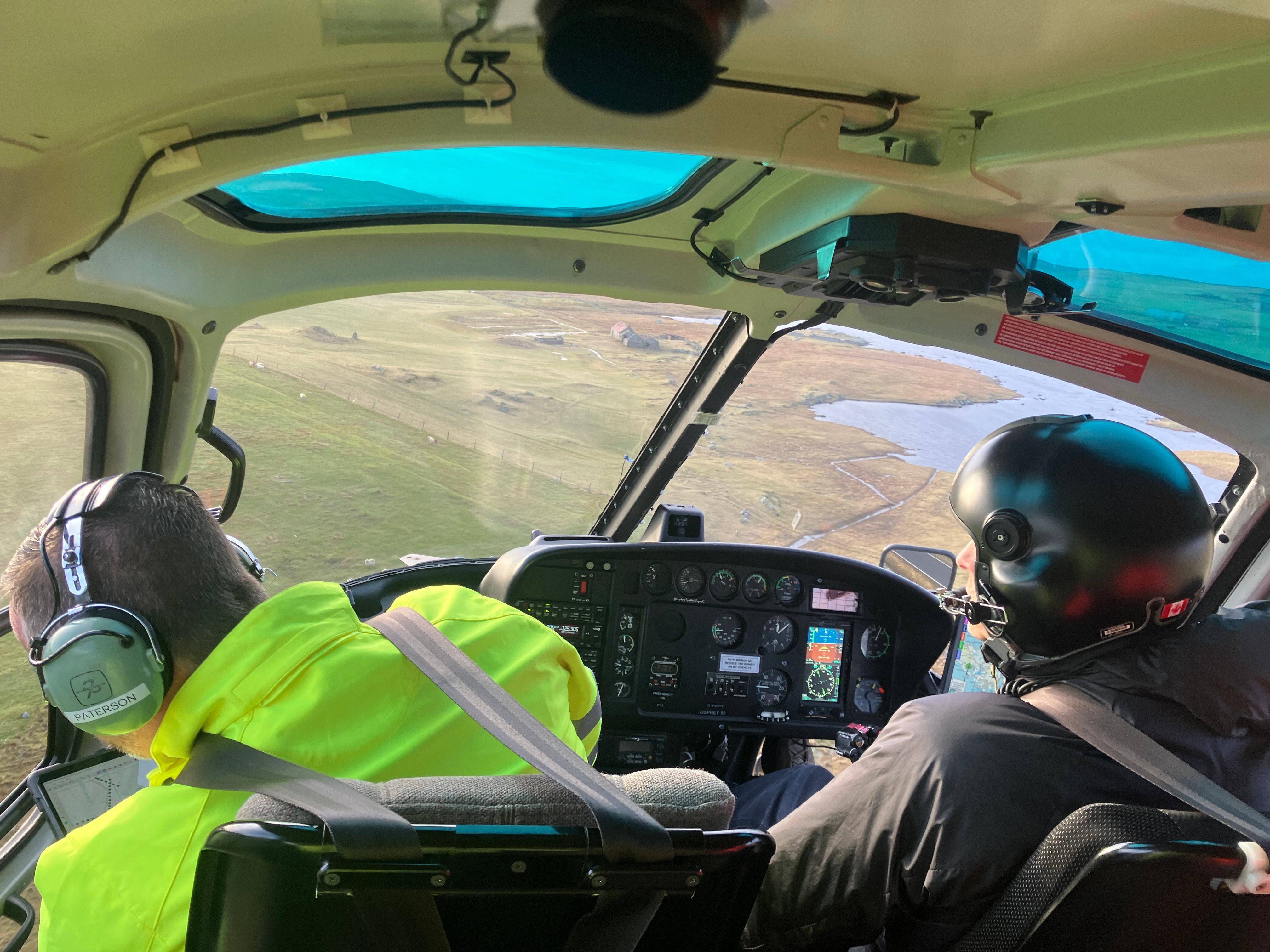 Flying in pole position – behind the scenes with our helicopter patrols