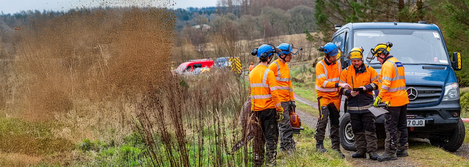 SSEN Arborists preparing for upcoming storm