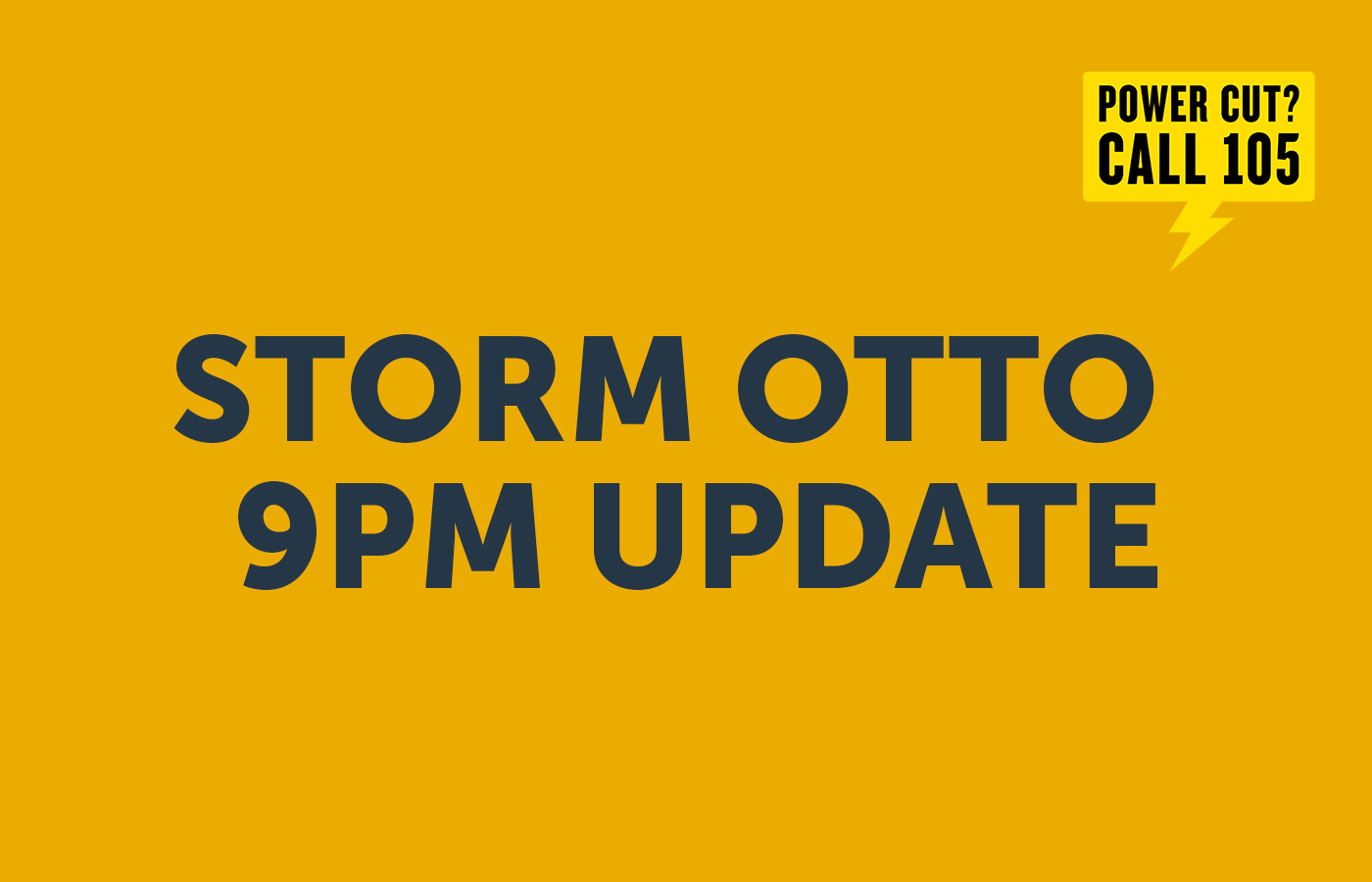 Storm Otto Update