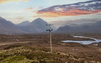 SSEN Distribution infrastructure in Skye