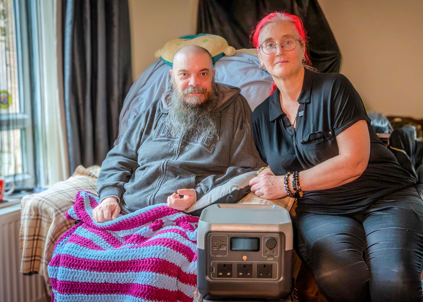 Andy and Ruth Miller, who've taken part in the battery trial Andy and Ruth Miller, who've taken part in the battery trial