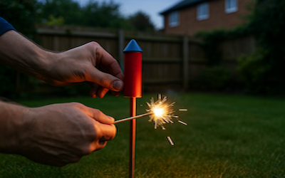 We're urging firework fans to steer clear of overhead electricity lines