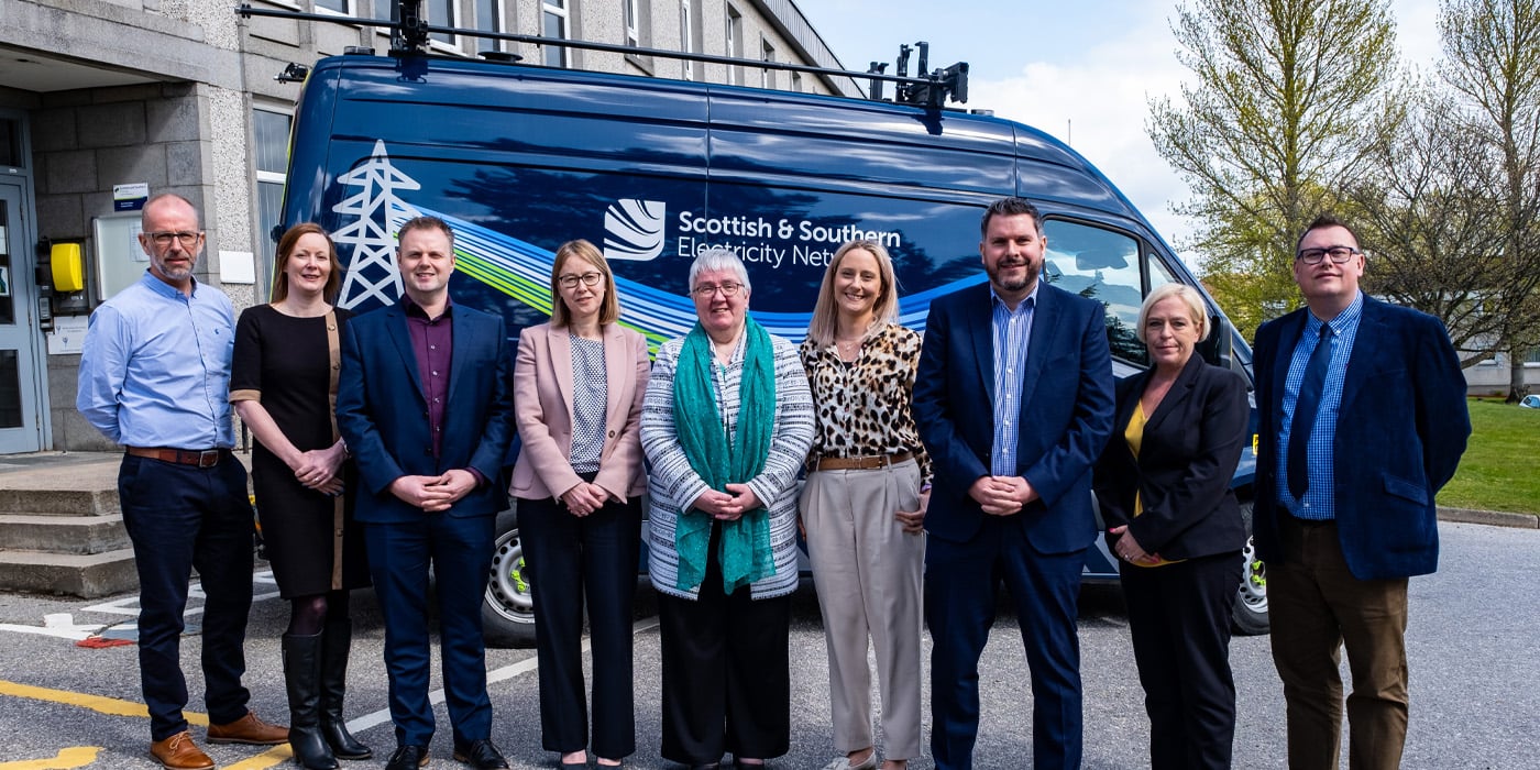  SSEN and representatives from Aberdeen City, Aberdeenshire and Moray Councils at today’s event