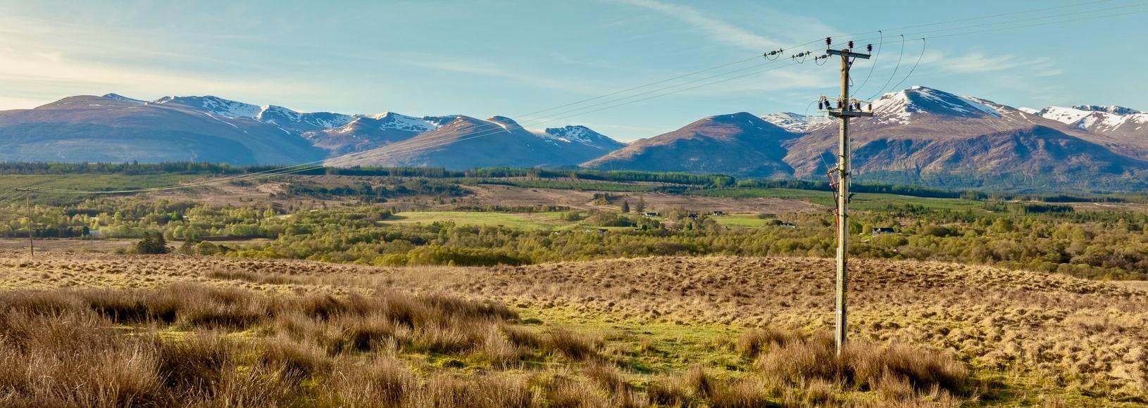 SSEN's overhead network in the north of Scotland