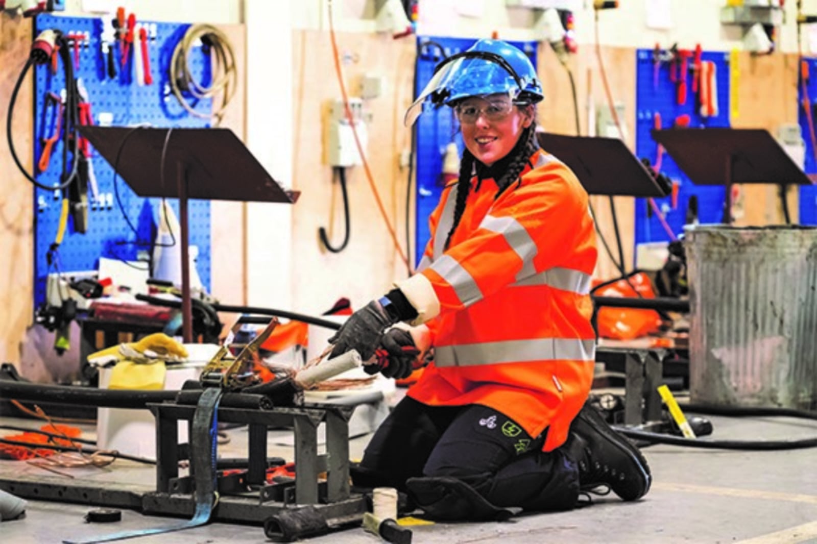 SSEN Apprentice at work