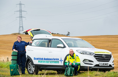Picture Shows; Members of Perth First Responders who have received funding from SSEN
