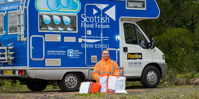 Scottish flood forum van funded by the resilient communities fund 