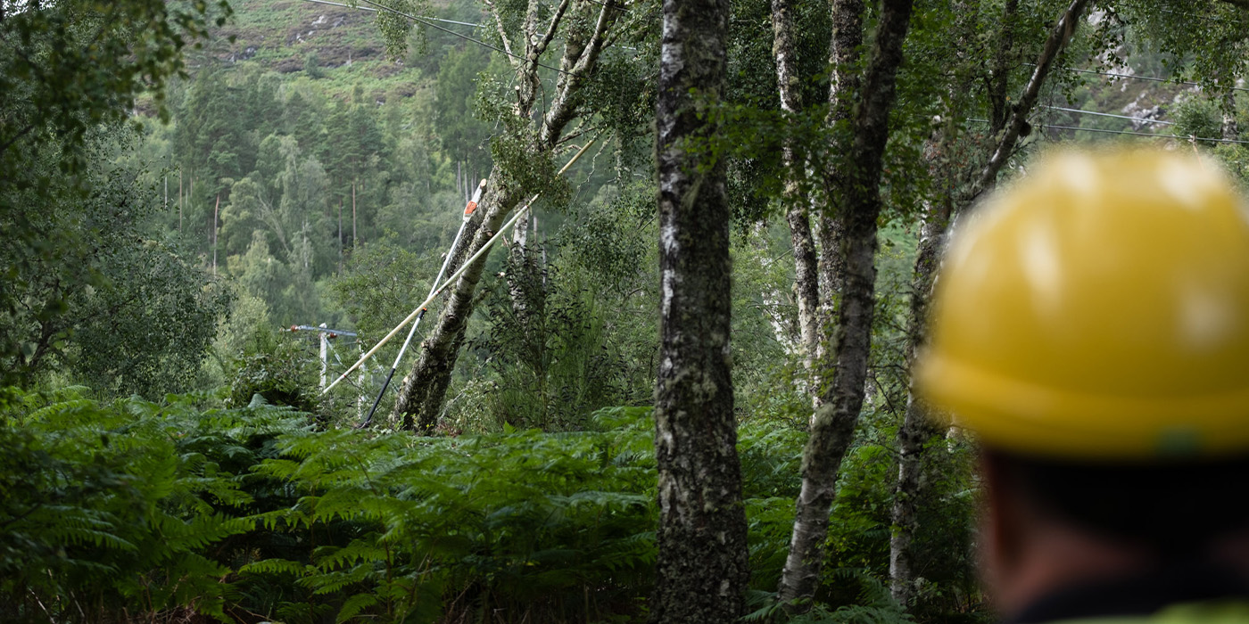 An SSEN engineer on a fault location