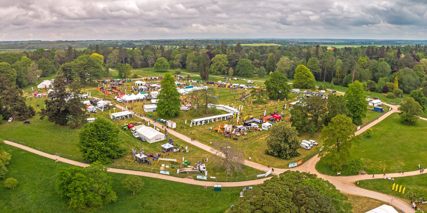 Aerial image of the annual ARB show i
