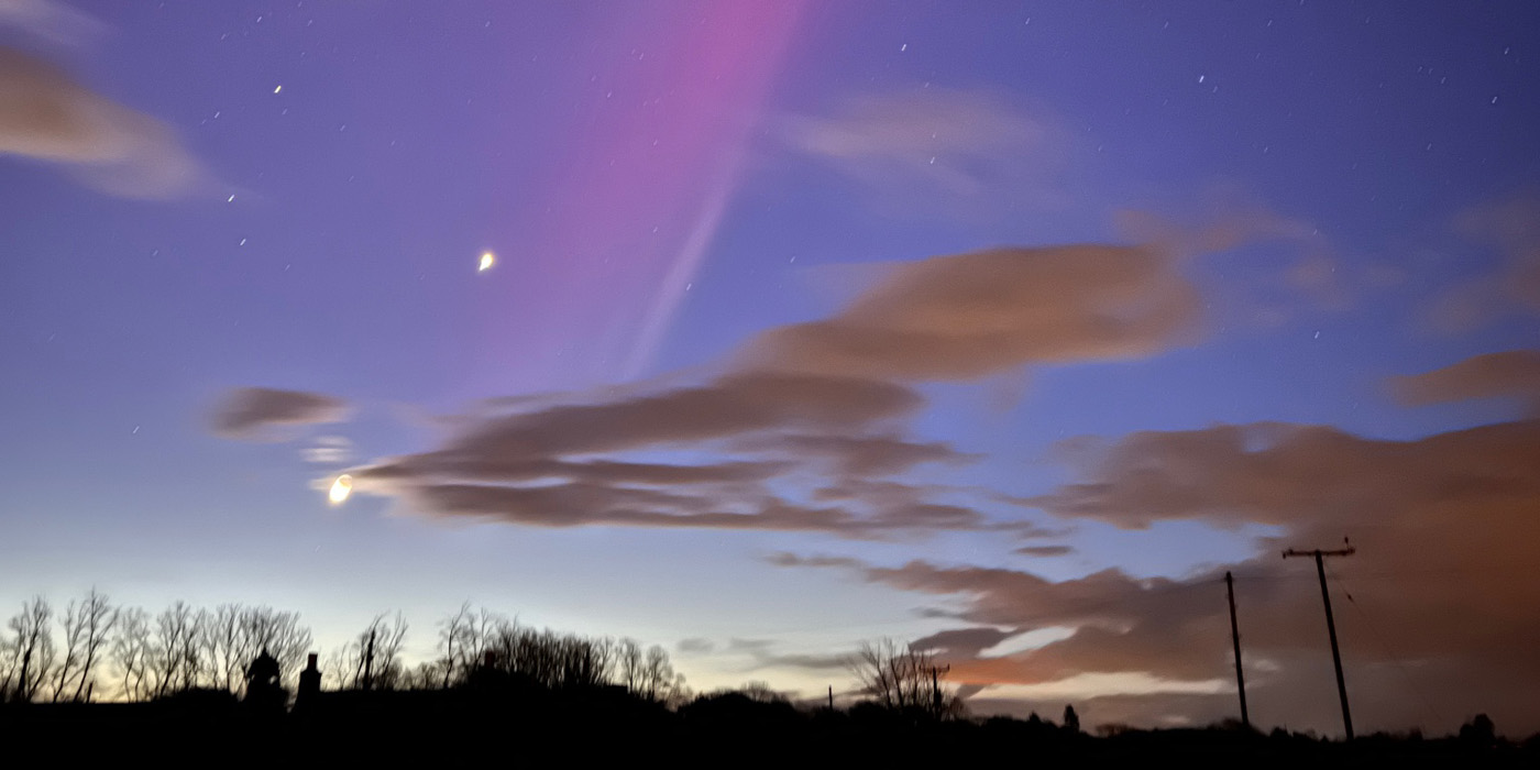 Aurora in Aberdeenshire