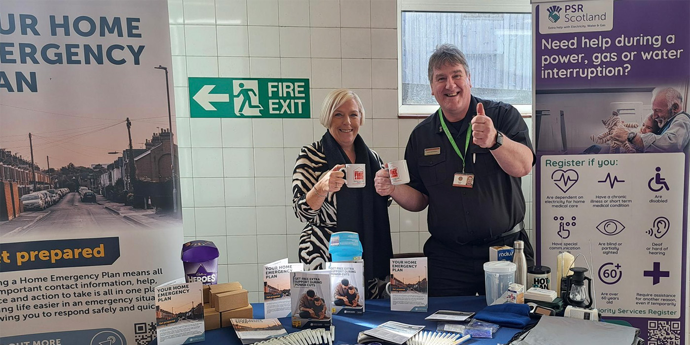 Shona and Stephen at the event