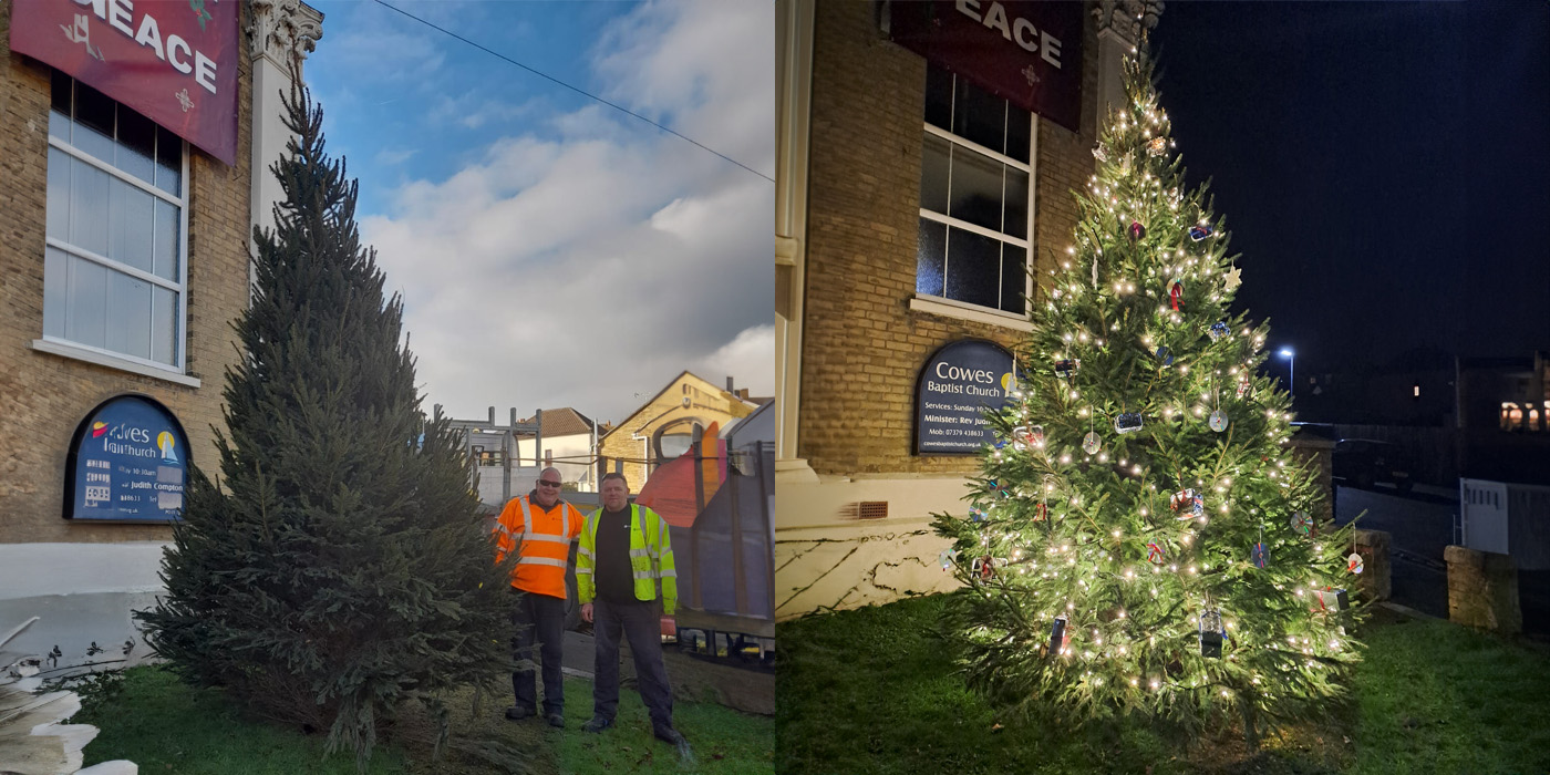 Christmas Tree at Cowes