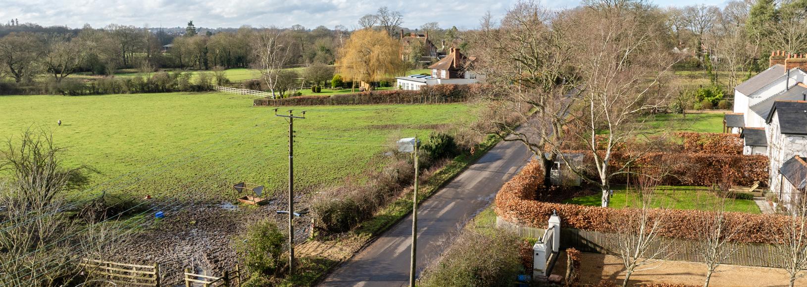 The SSEN Distribution network serving a rural community in the south of England
