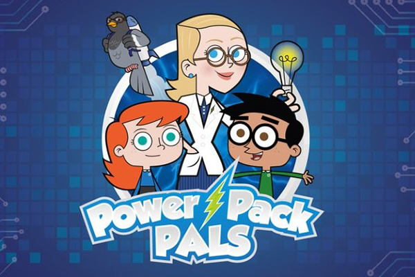 Image of our power pack pals which help educate children in electricity 